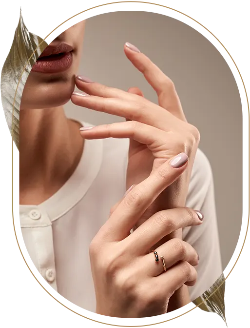 Young model demonstrating expensive ring